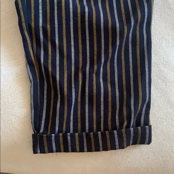 Navy Top shop striped trousers - Picture 2 of 2